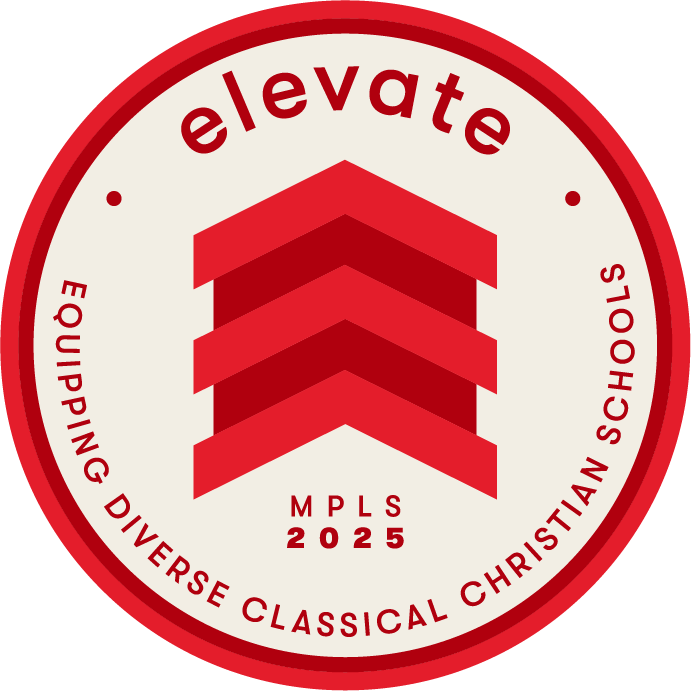 Elevate Badge White Elevate Badge White